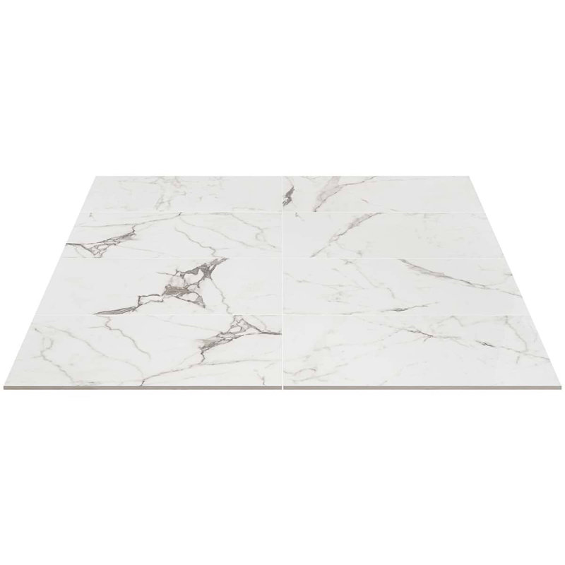 Dreamstone 12X24 Polished Porcelain Tile, Statuario Venato Polished