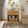 57.7cm W Solid Wood Bedside Table