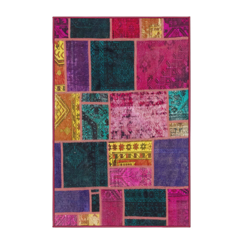 Abstract Indoor Rug, Rectangle 7' x 10'