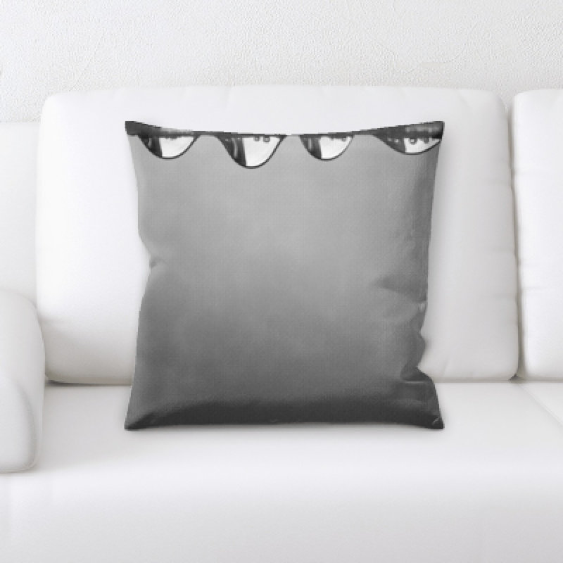 Microsuede Reversible Throw Pillow