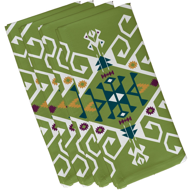 Ensemble de serviettes 4 pièces Alfreda, Vert feuille
