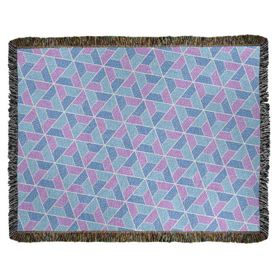 Couverture tissée Katelyn Elizabeth Trapezoids