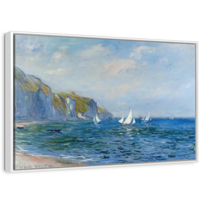 Falaises et voiliers à Pourville