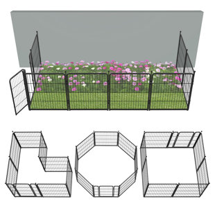 Clôture de jardin d'extérieur pour la cour