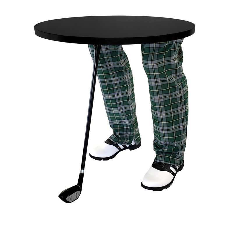 Table de bout abstraite, Noir