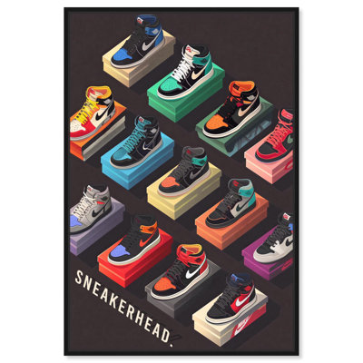 Sneaker Collection Dreams Canvas Sneakerhead Posters by Art Remedy