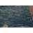 Vegetable Dye Blue Oushak Turkish Runner Rug 3x9