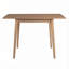Ensemble de salle à manger 3 pièces avec table à abattants et 2 chaises rembourrées, ensemble de salle à manger pour petits espaces, naturel-1746281400-1746281399