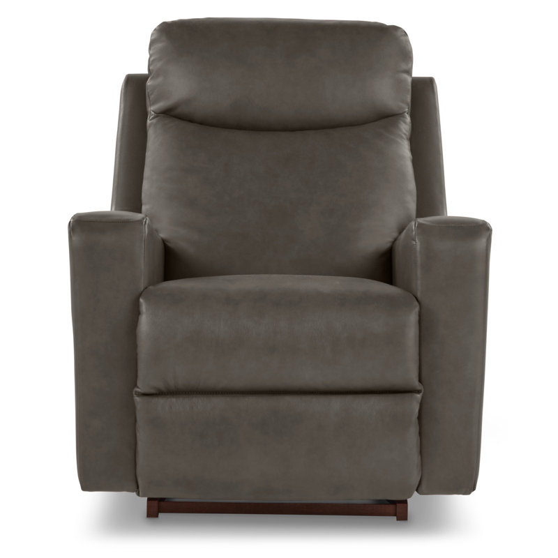 Fauteuil inclinable en cuir Emmons, Étain