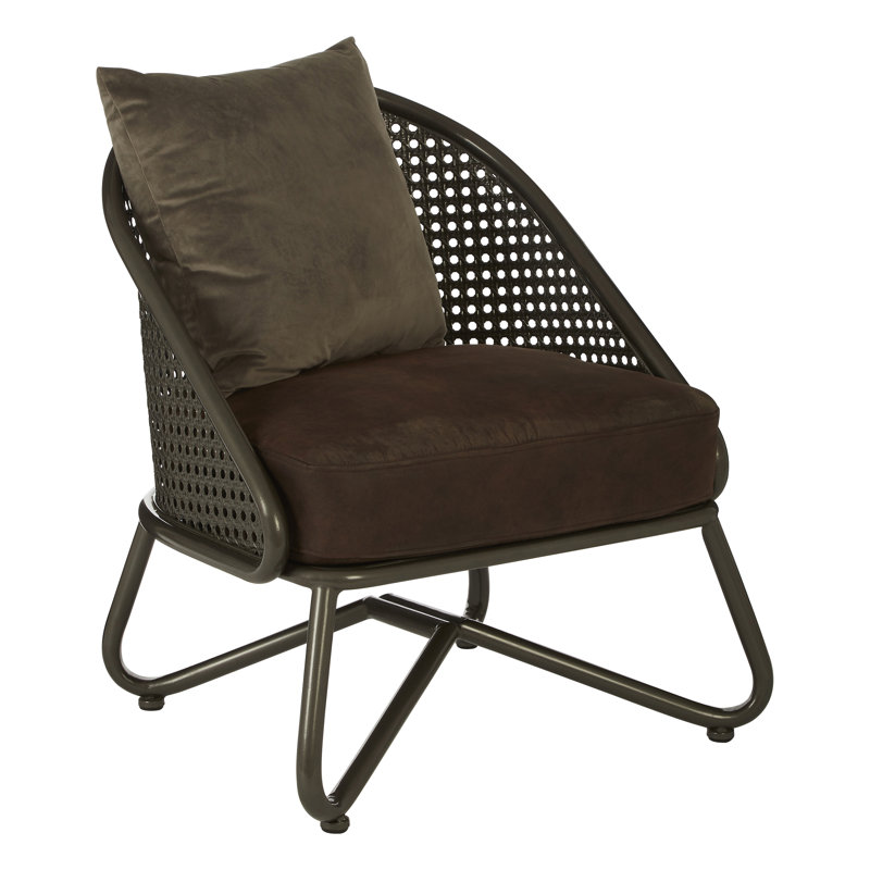Wilkin Faux Leather Armchair