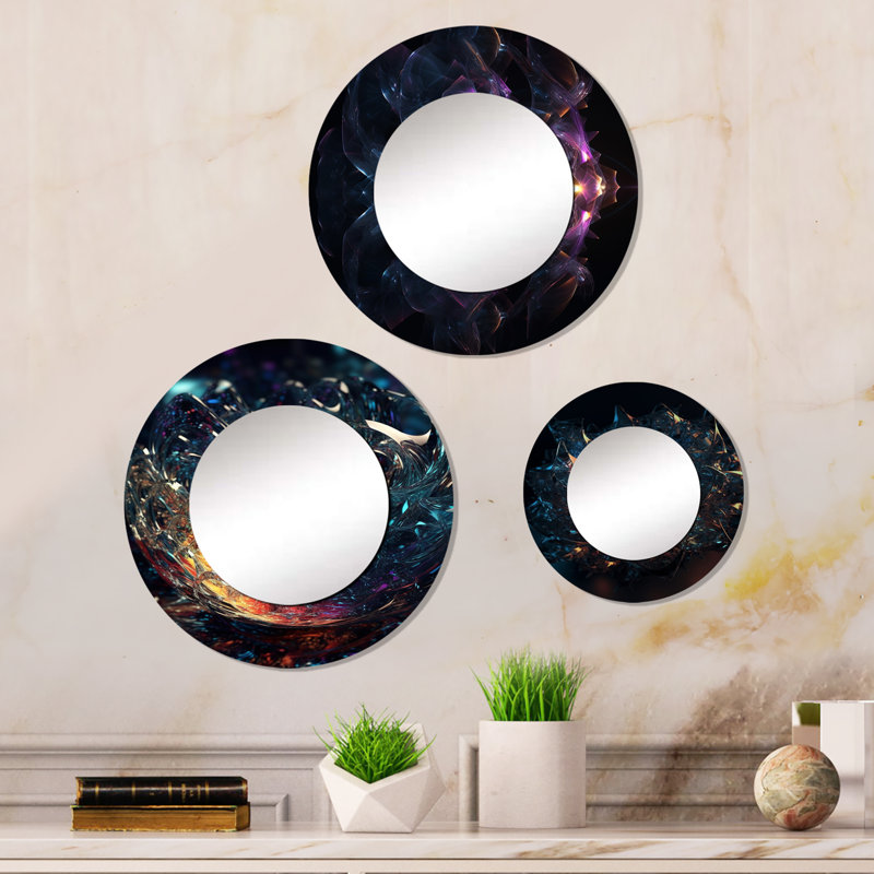 Hilldale Metal Round Mirror