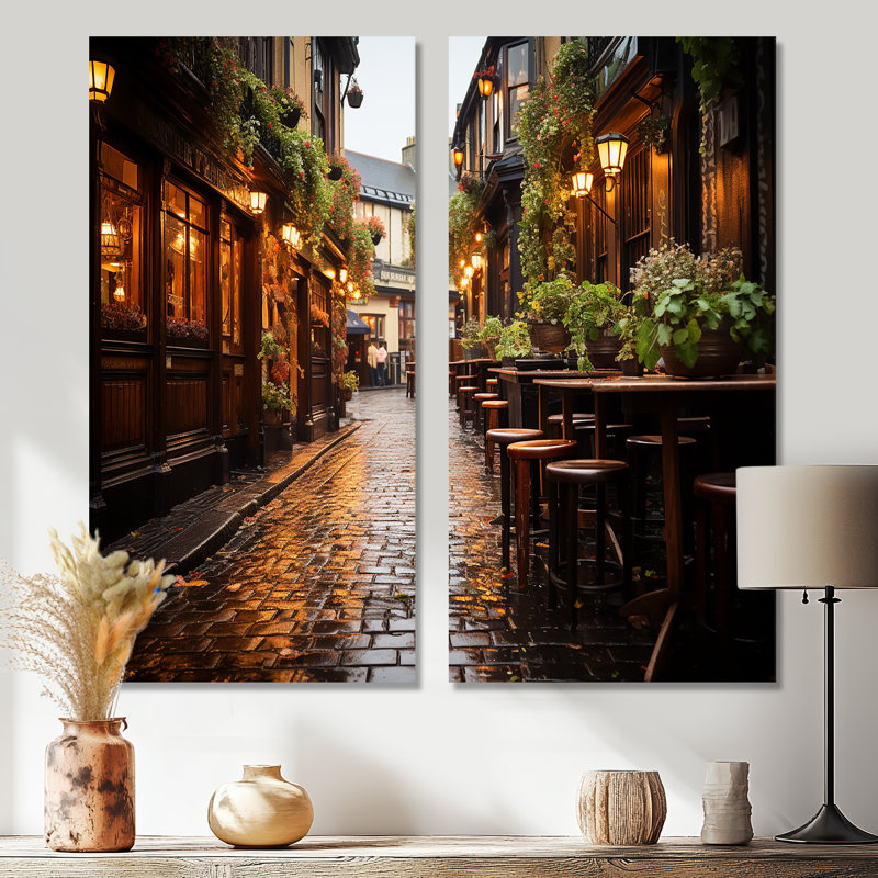 Irlande, Traditions irlandaises II - art mural traditionnel vert, H 32 po x l 32 po, Toile tendue, Ne s’applique pas