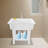 Freestanding Plastic Laundry Sink With Washboard And Faucet-123364181
