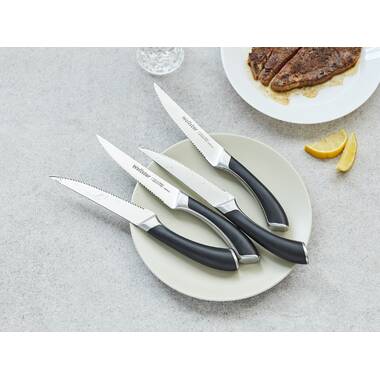 Reed & Barton Hammered Antique 4 Piece Steak Knife Set