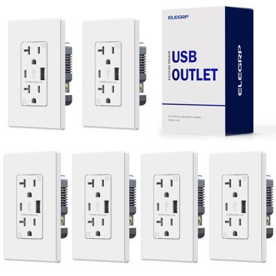20-Amp Tamper Resistant Duplex Outlet