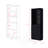 Bookcase Dual-Door Benzoni, Office, Black-2137736564