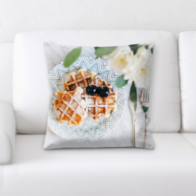 Microsuede Throw Pillow
