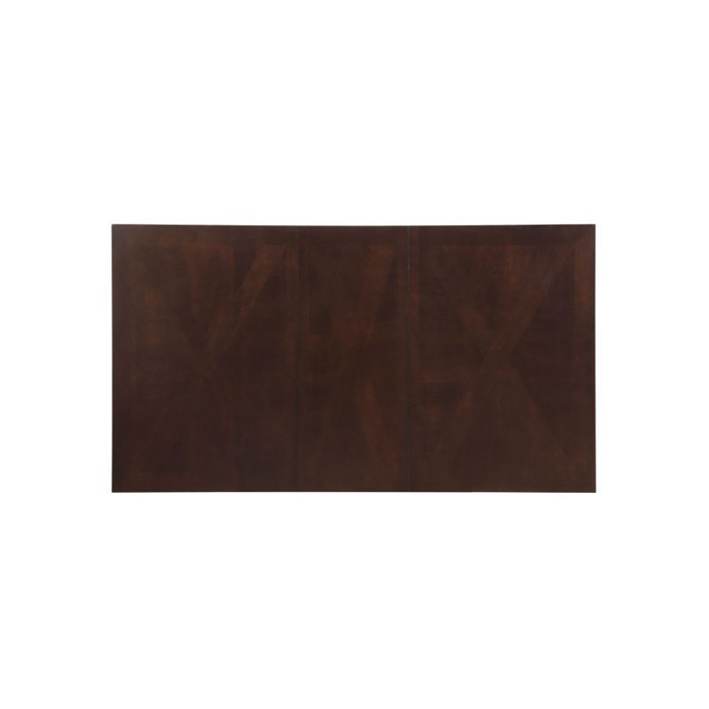 Espresso Poplar Extendable Rectangular Dining Table 42"x60"