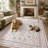 Large Oriental Floral Living Room Rug Washable Bedroom Rug Non-Slip Colorful Vintage Accent Floor Carpet For Home Decor-112336695