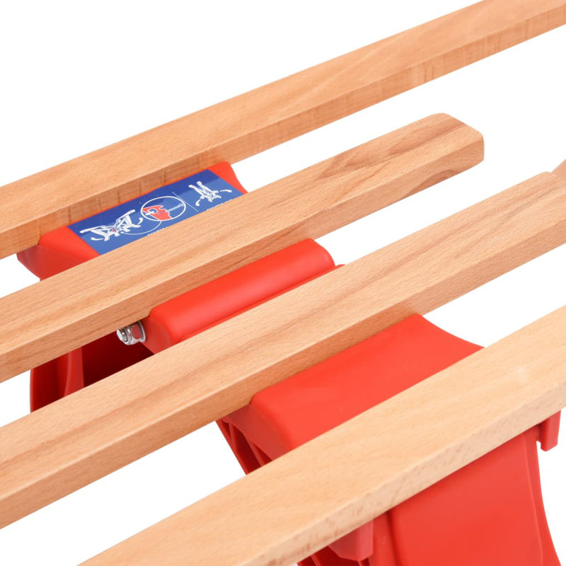 Bannerman Folding Snow Sledge with Backrest