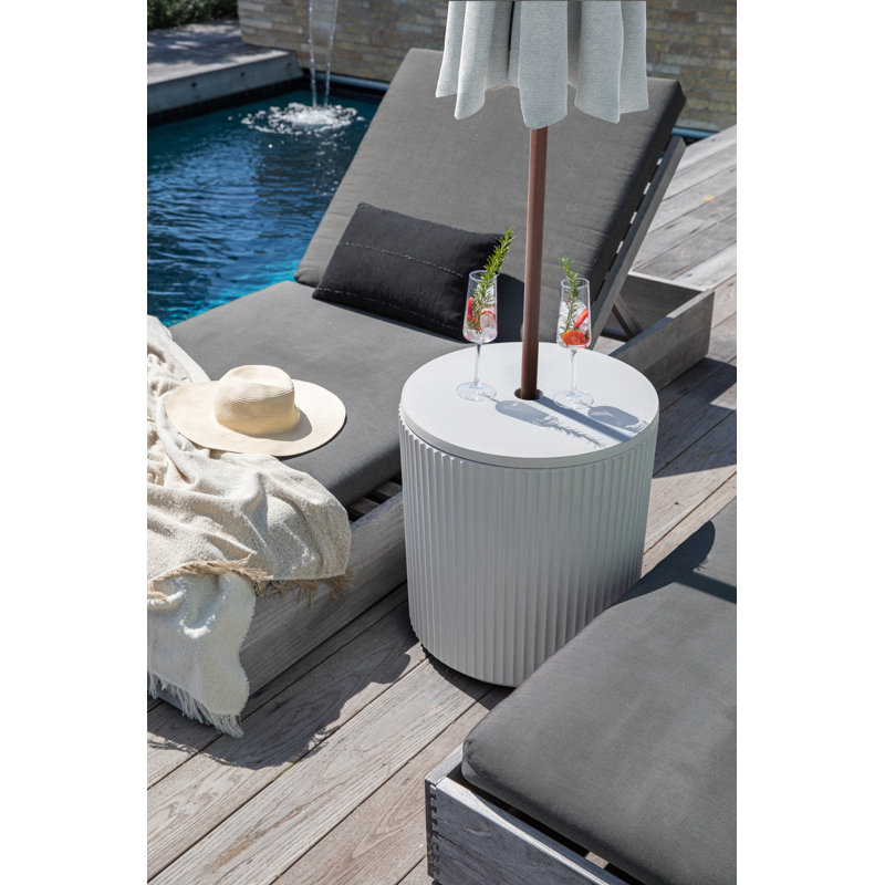belham living marquee wicker pedestal patio umbrella side table Best Choice Products with Hole, Square PE Rattan Outdoor End Table for Patio, Garden, Poolside, Deck w/UV-Resistant Frame, Storage Space Enhance your outdoor living space with this durable and stylish patio side table HAPPYGRILL Patio Umbrella Table Stand