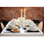 Brandine Handmade Porcelain China Dinnerware Set 18 Piece - Service for 6