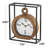 Iron Quartz movement / Crystal Clock in Black
