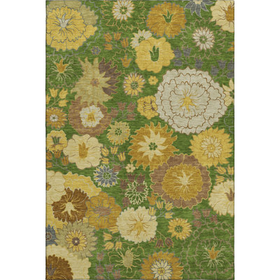 Tapis floral lavable à la machine de qualité supérieure Mayfield AMF2294