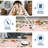 Floral Machine Washable Area Rug with Rubber Backing Non Slip Low Pile Aesthetics Carpet for Living Room Bedroom Office Playroom-1856069645