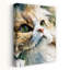 «Curious Watercolor Cat», reproduction d'art mural contemporain-1083559609