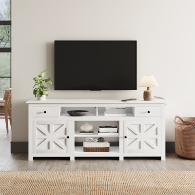 Meuble télé 70 po avec rangement pour téléviseur de 80 po ou moins avec rangement