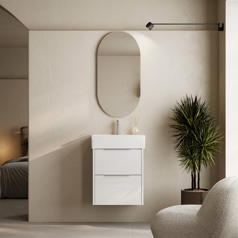 Primrose Single Vanity, Glossy White