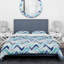 Ensemble de housse de couette à pointillé rétro designart-35229192
