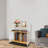 Accent Side Table with Bamboo Base-98284318