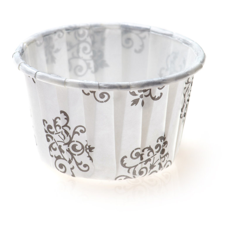 Restaurantware Panificio Floral Paper Baking Cup, 1.4" H x 2.25" W x 2.25" D