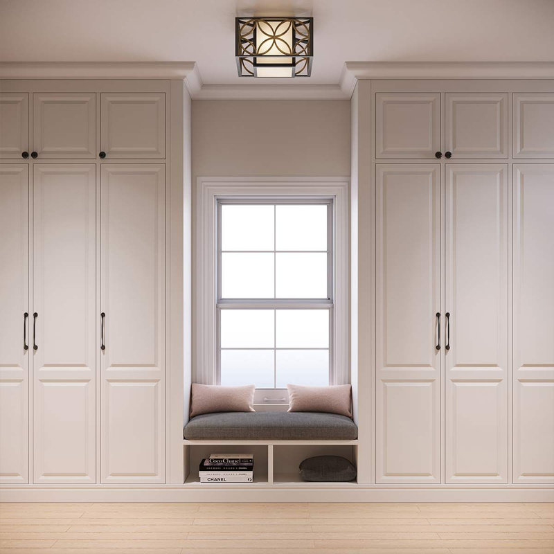 Sayer Fabric Flush Mount