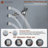 AquaRhapsody Ceiling Mounted Thermostatic Shower System with 4 Body Jets and Storage Shelf-87410399