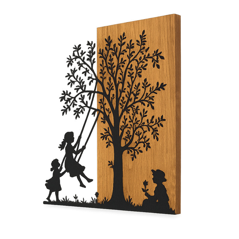 Décoration murale en bois
