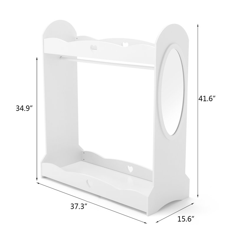 Airmoire large Alanieta 37,3, Blanc