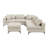 6 - Piece Upholstered Sectional-1328536298