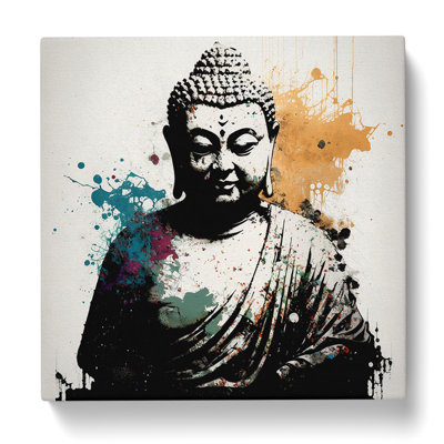 Buddha Splatter Art - Print