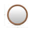 Delphine Round Solid Wood Wall Mirror-1738225239