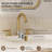 8 in. Widespread Bathroom Faucet 3 Hole, 2-Handle Bathroom Sink Faucet with Drain Assembly-111379146