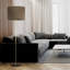 Lampe sur pied brune Briley