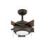 Ventilateur de plafond standard à DEL à 5 pales de 60 po avec chaîne de traction et ensemble d'éclairage Croft-60860950