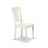5 Piece Dining Room Table Set Includes a Round Kitchen Table with Pedestal and 4 Dining Chairs, 36x36 Inch, Linen White-2064909667-2064909673-2064909672