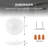 Medi 6 inch Dimmable 3000K LED Disk Light,6 LED Flush Mount Ceiling Light