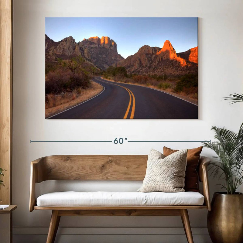 Mehar Texas Mountain Road, 34" H x 51" W