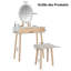Fontenot Dressing Table with Mirror