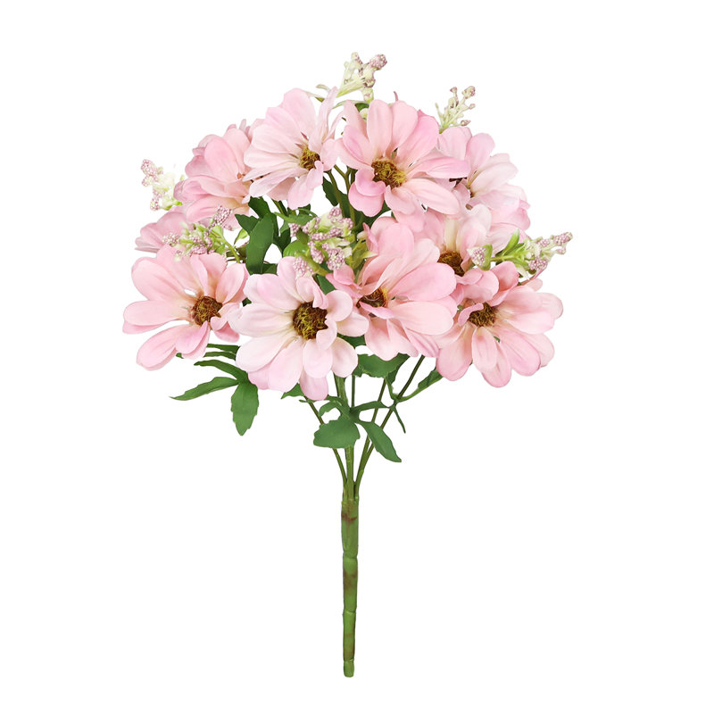 Bouquet de petites fleurs de marguerite artificielle, Rosé